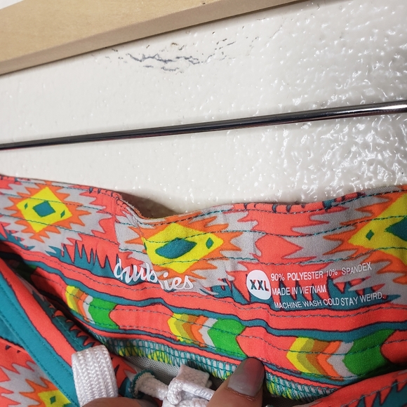 Chubbies Aztec Swim Trunks 7" - Picture 3 of 5